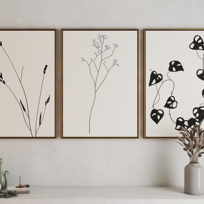 现代植物艺术挂画