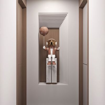 现代卡通人物雕塑 摆件