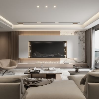 现代客厅,现代客厅带灯光材质,现代大气客厅,现代极简客厅,现代简约客厅