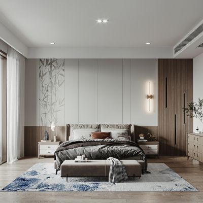 现代卧室