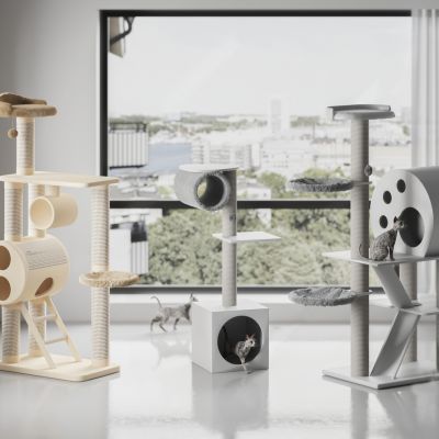 现代猫爬架组合