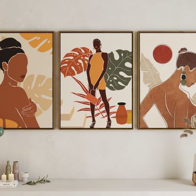 现代女性艺术挂画