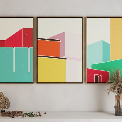 现代活力卡通海报挂画