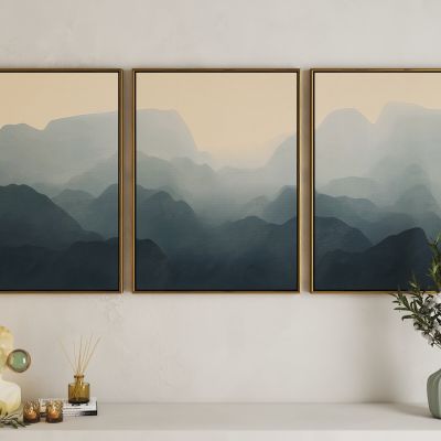 北欧云海群山艺术挂画