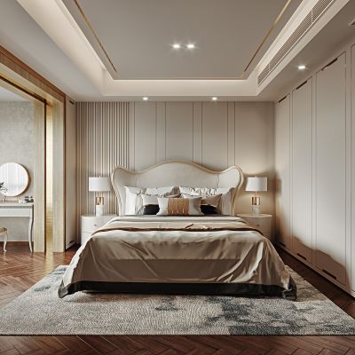 简欧卧室