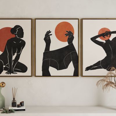 现代女性艺术挂画