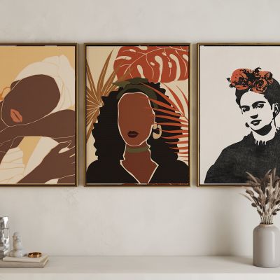 现代女性艺术挂画