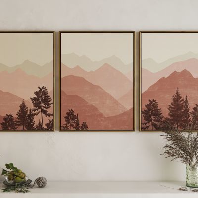 北欧云海群山艺术挂画