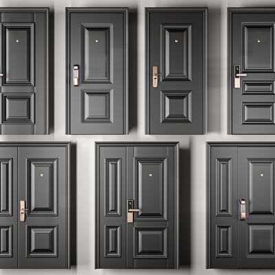 现代防盗门 入户门 密码门