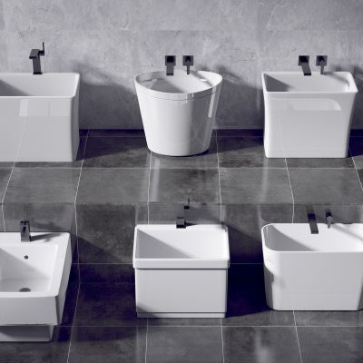 现代拖把池 陶瓷拖把池组合 龙头