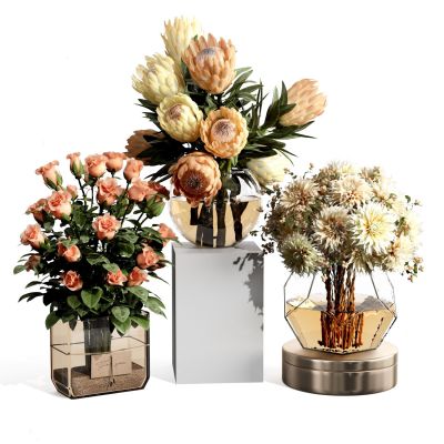 现代花瓶 花艺 插花