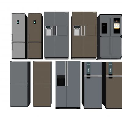 现代冰箱组合