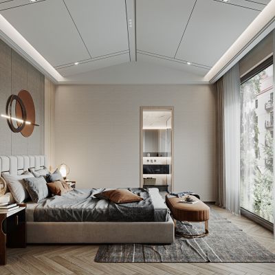 新中式卧室