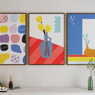 现代活力卡通海报挂画