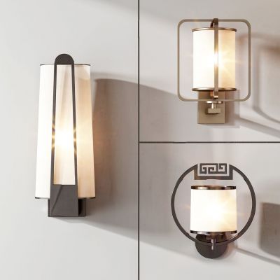 新中式金属壁灯