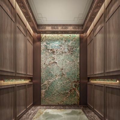 新中式电梯轿厢