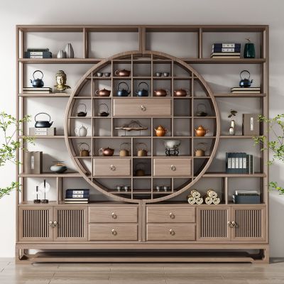 新中式博古架