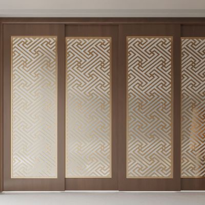 新中式推拉门 厨卫门