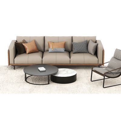 现代简约沙发茶几组合