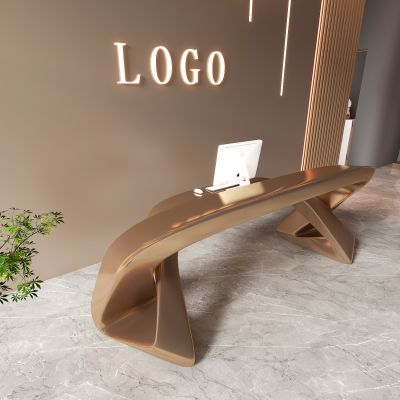 现代办公前台 公司前台 接待台 收银台 吧台 接待处 简约前台