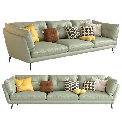 现代三人沙发