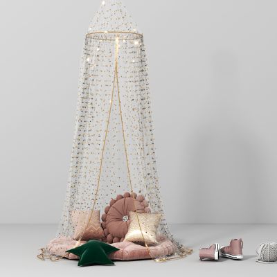 儿童帐篷，玩偶，抱枕