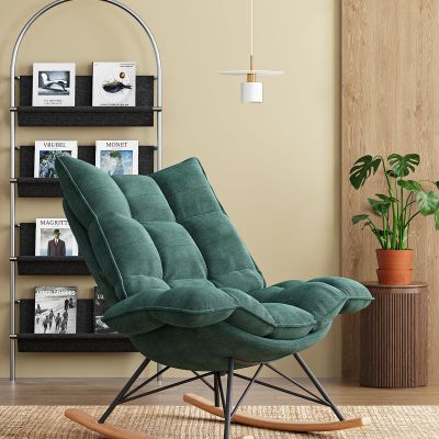 现代绿色休闲椅 躺椅