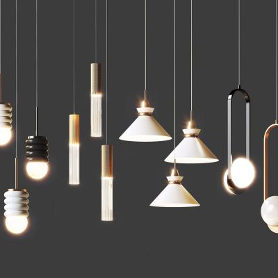 现代金属小吊灯