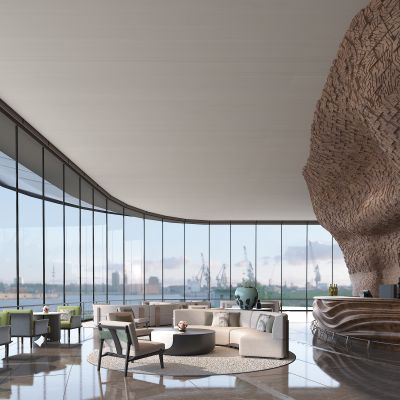 现代售楼处大厅