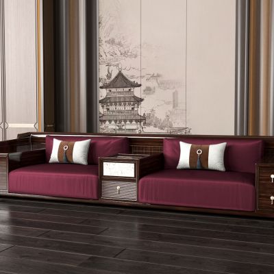 新中式红木沙发3D模型