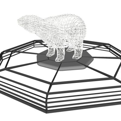 北极熊，北极熊雕塑，动物雕塑，雕塑雕像，陈设饰品，装饰摆件，玩具玩偶，白熊