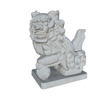 雕塑，神兽，石狮子， 狮子，吉祥之物，石雕，雕塑雕像，陈设饰品，装饰摆件，辟邪物品