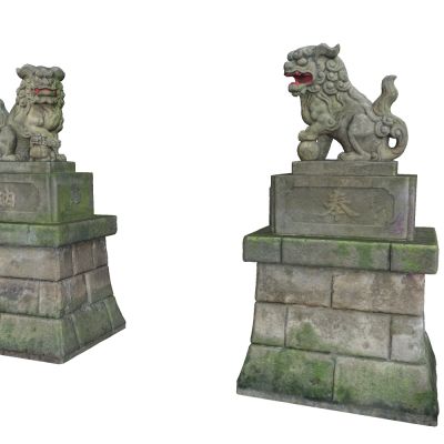 雕塑，石狮子， 狮子，吉祥之物，石雕，雕塑雕像，陈设饰品，装饰摆件，辟邪物品