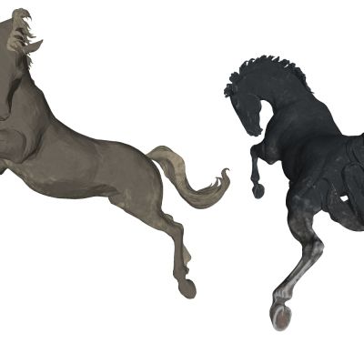 马，马雕塑，动物，骏马，大马，奔跑，奔腾，石雕，石像，摆件，陈设，装饰，装置，公共艺术，装置艺术，美陈