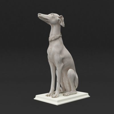 狗，雕塑，狗雕塑，动物雕塑，惠灵顿犬，装置艺术，公共艺术，石雕，摆件，陈设，美陈，装饰物，装饰品