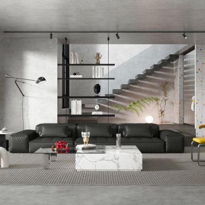 现代工业风客厅