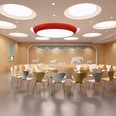 现代幼儿园 幼儿园多功能 幼儿园活动室 教室