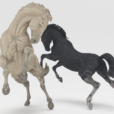 马，马雕塑，动物，骏马，大马，奔跑，奔腾，石雕，石像，摆件，陈设，装饰，装置，公共艺术，装置艺术，美陈