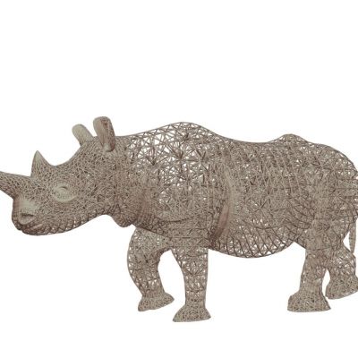 雕塑，犀牛雕塑，犀牛，参数化雕塑，城市雕塑，商业雕塑，玩具玩偶，陈设饰品，雕塑摆件，装饰摆件