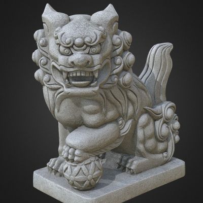 雕塑，神兽，石狮子， 狮子，吉祥之物，石雕，雕塑雕像，陈设饰品，装饰摆件，辟邪物品