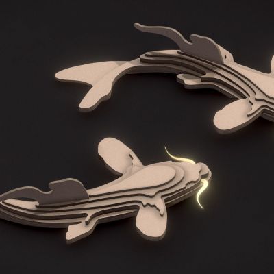 雕塑，摆件，动物雕塑，动物摆件，鲤鱼，鱼，鲤鱼雕塑，鲤鱼墙饰，户外雕塑，水景雕塑，墙饰，挂件，背景墙，玩具玩偶，雕塑摆件，陈设饰品