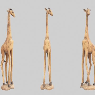 长颈鹿，网纹长颈鹿，马赛长颈鹿，北方长颈鹿，南方长颈鹿，木雕长颈鹿，雕塑雕像，玩具玩偶，陈设饰品，手办公仔，室内雕塑装饰艺术摆件