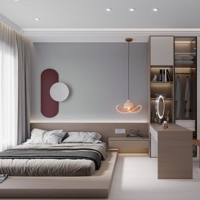 现代风格卧室