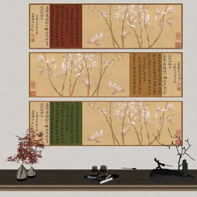 新中式装饰挂画