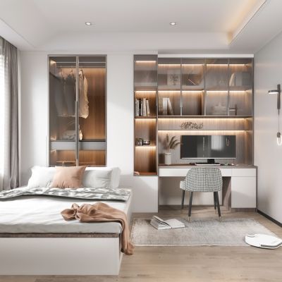 现代榻榻米卧室