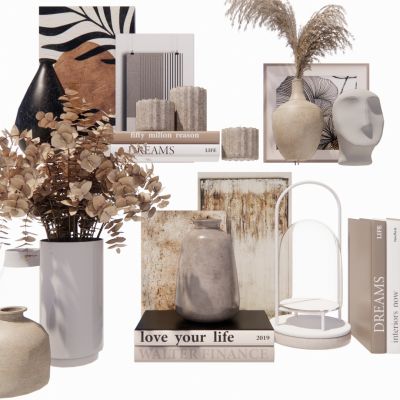 现代饰品摆件组合