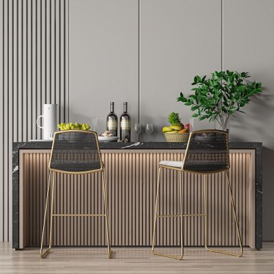 轻奢吧台 吧椅 吧台凳