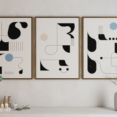 现代几何主义挂画