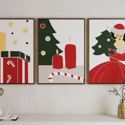 现代活力卡通海报挂画