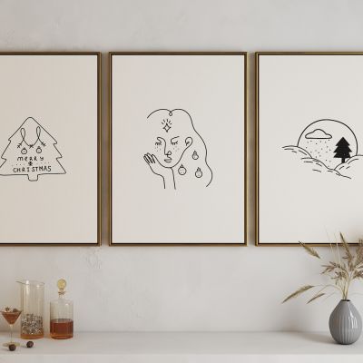 现代活力卡通海报挂画